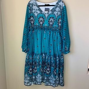 NWT Boho blue dress!